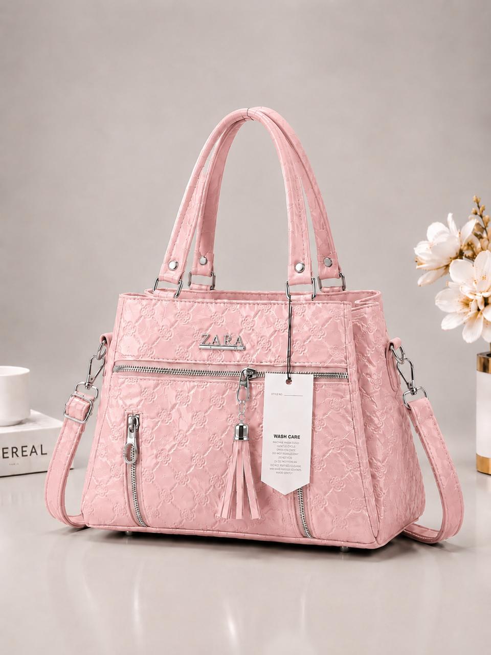 Elegant Quilted Designer Handbag with Tassel Detail