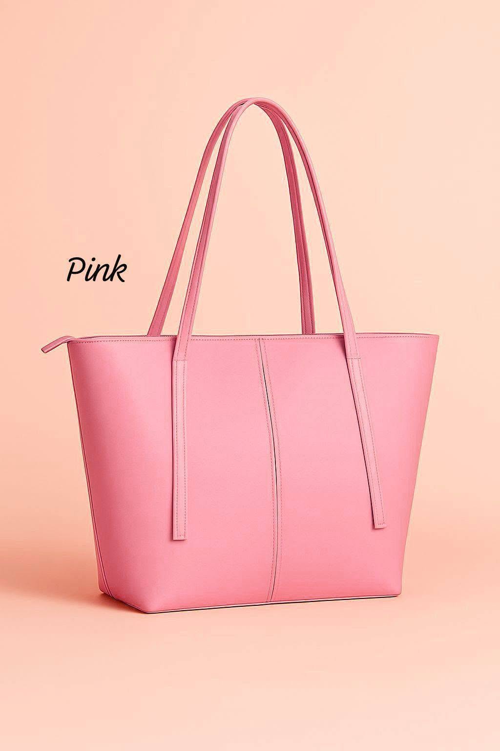 Premium Faux Leather Everyday Tote Bag for Women – Spacious & Elegant Shoulder Handbag